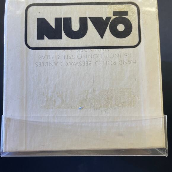 Perin Mowen Nuvo Cream Beeswax Candle Hand Rolled Natural American Beeswax - Picture 4 of 8